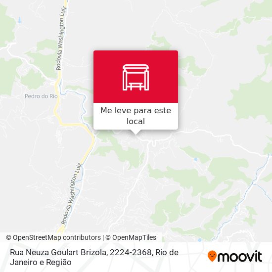 Rua Neuza Goulart Brizola, 2224-2368 mapa