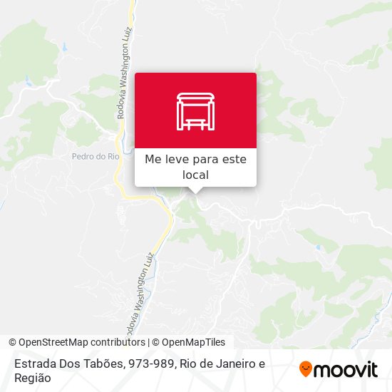 Estrada Dos Tabões, 973-989 mapa