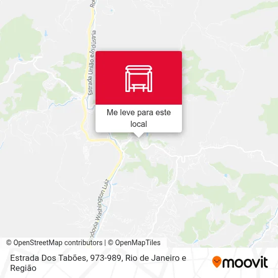 Estrada Dos Tabões, 973-989 mapa