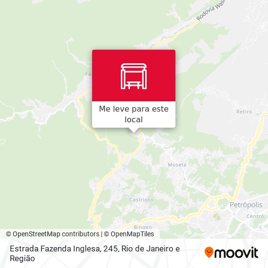 Estrada Fazenda Inglesa, 245 mapa