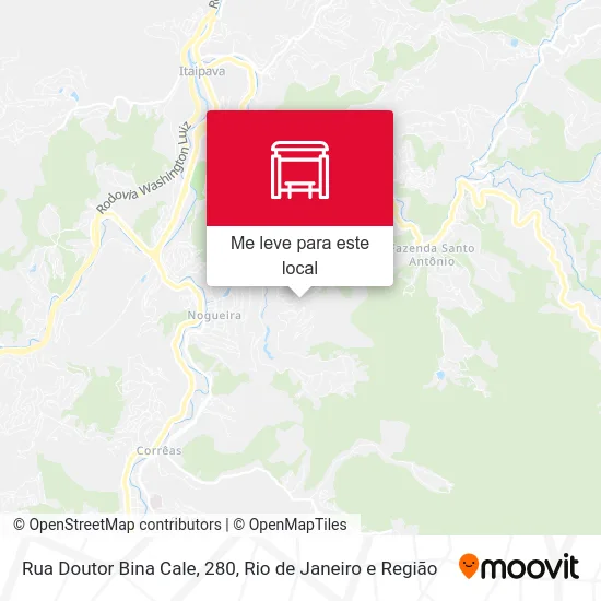 Rua Doutor Bina Cale, 280 mapa
