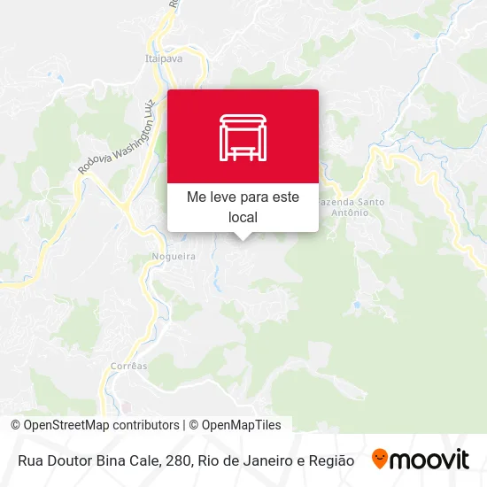 Rua Doutor Bina Cale, 280 mapa