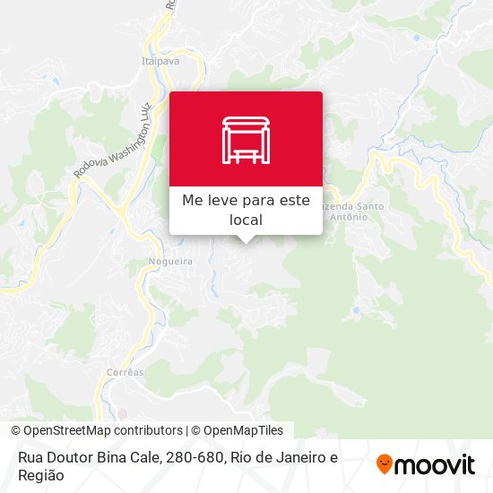 Rua Doutor Bina Cale, 280-680 mapa