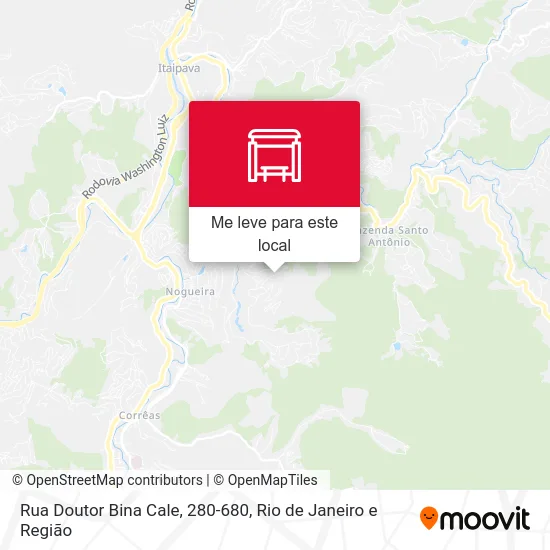 Rua Doutor Bina Cale, 280-680 mapa