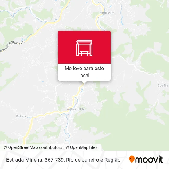 Estrada Mineira, 367-739 mapa