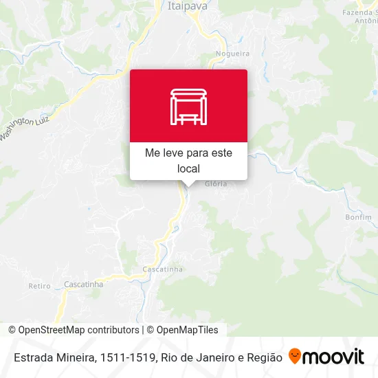 Estrada Mineira, 1511-1519 mapa