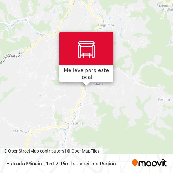 Estrada Mineira, 1512 mapa