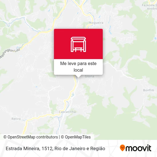 Estrada Mineira, 1512 mapa