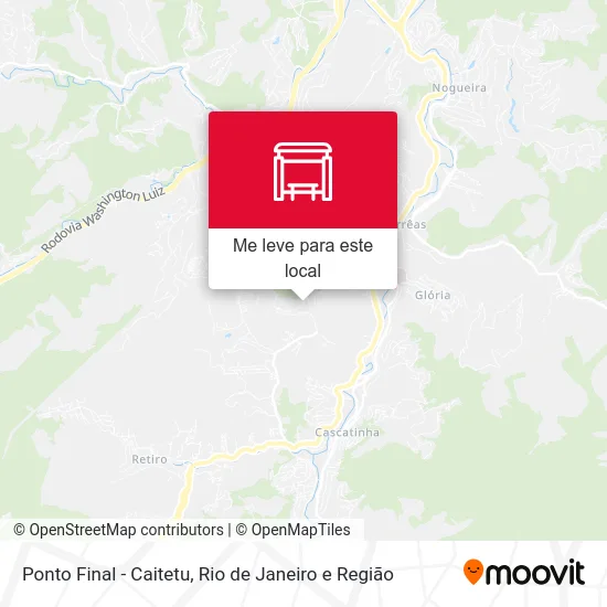 Ponto Final - Caitetu mapa
