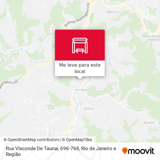 Rua Visconde De Taunai, 696-768 mapa