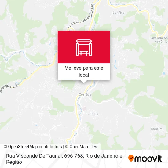 Rua Visconde De Taunai, 696-768 mapa