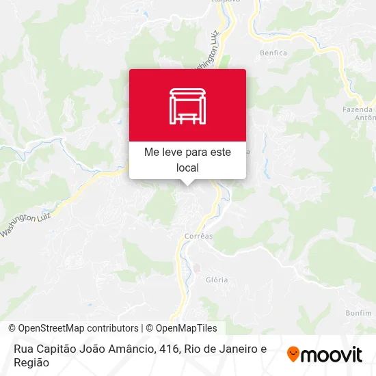Rua Capitão João Amâncio, 416 mapa