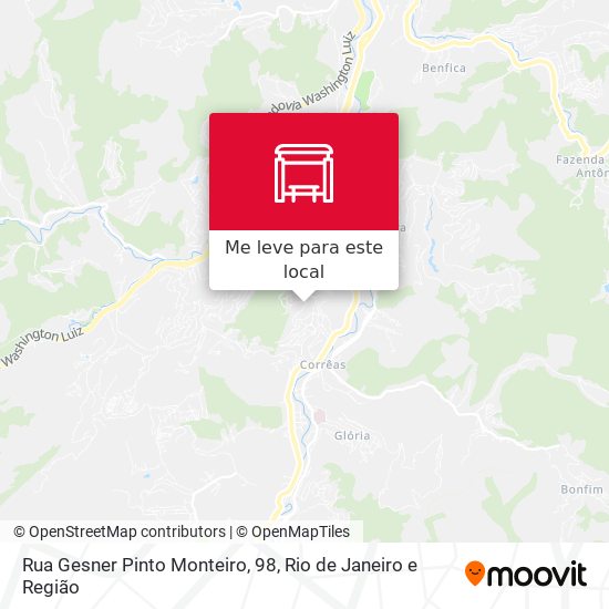 Rua Gesner Pinto Monteiro, 98 mapa