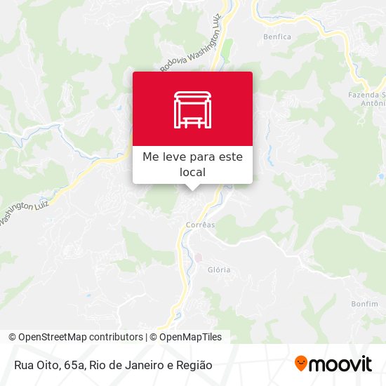 Rua Oito, 65a mapa