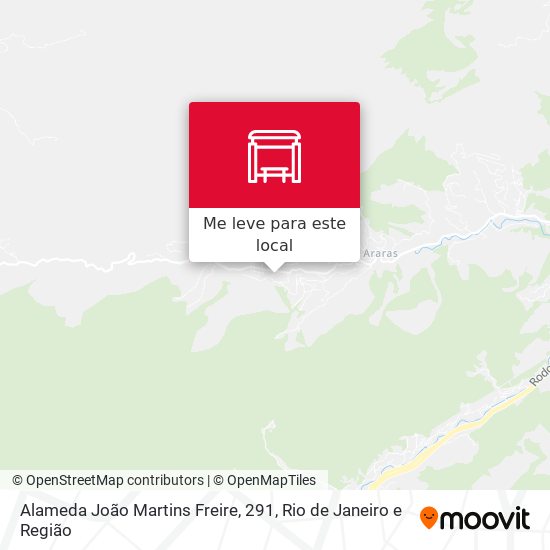 Alameda João Martins Freire, 291 mapa