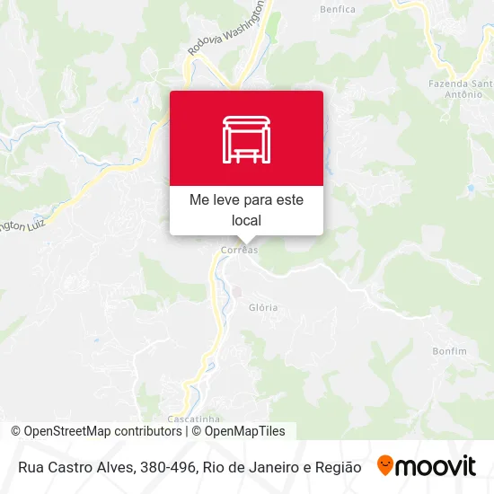 Rua Castro Alves, 380-496 mapa