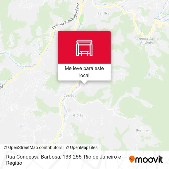 Rua Condessa Barbosa, 133-255 mapa