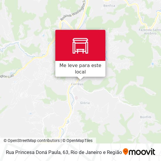 Rua Princesa Doná Paula, 63 mapa