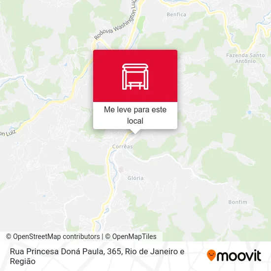 Rua Princesa Doná Paula, 365 mapa