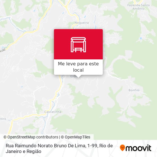 Rua Raimundo Norato Bruno De Lima, 1-99 mapa