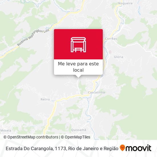 Estrada Do Carangola, 1173 mapa