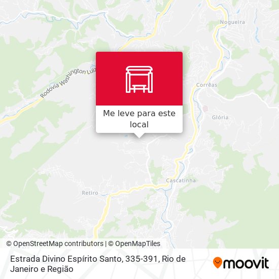 Estrada Divino Espírito Santo, 335-391 mapa