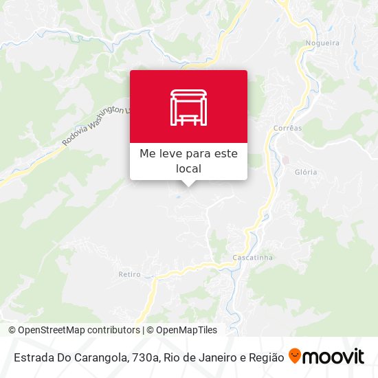 Estrada Do Carangola, 730a mapa