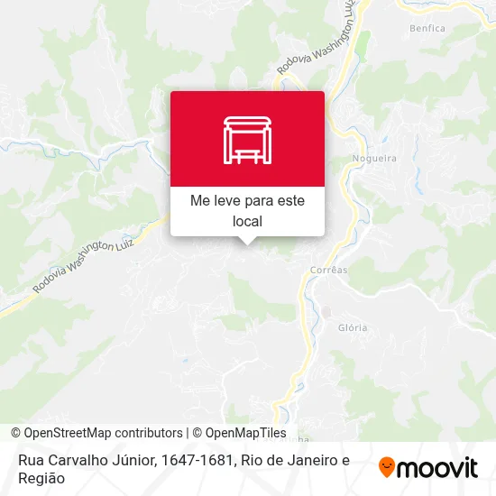 Rua Carvalho Júnior, 1647-1681 mapa