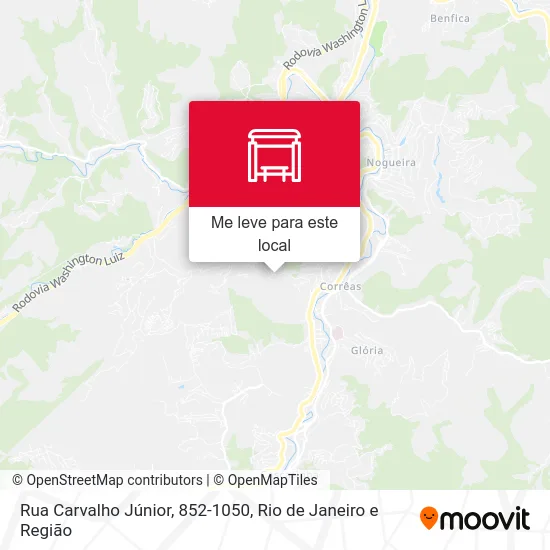 Rua Carvalho Júnior, 852-1050 mapa
