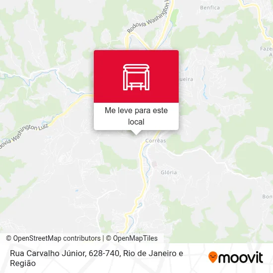 Rua Carvalho Júnior, 628-740 mapa