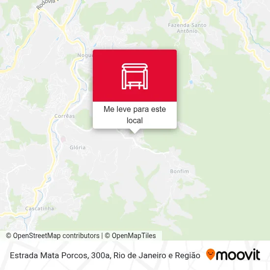 Estrada Mata Porcos, 300a mapa