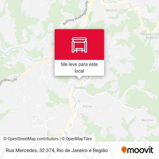 Rua Mercedes, 32-374 mapa