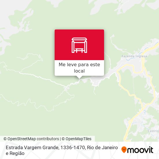 Estrada Vargem Grande, 1336-1470 mapa