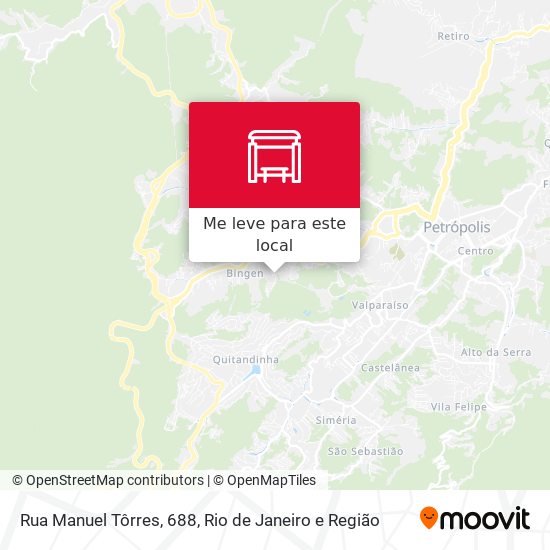 Rua Manuel Tôrres, 688 mapa