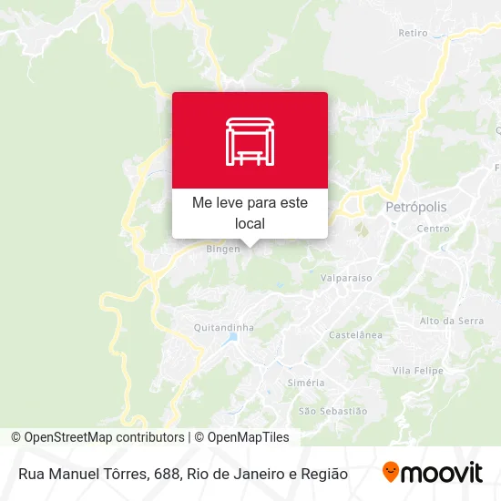 Rua Manuel Tôrres, 688 mapa