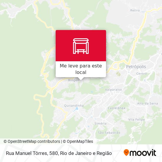 Rua Manuel Tôrres, 580 mapa