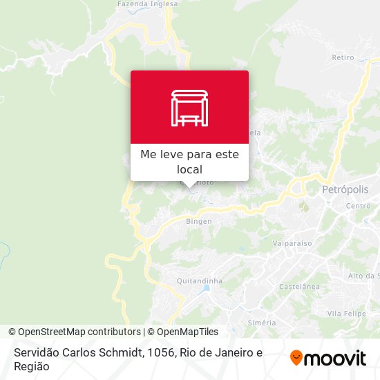 Servidão Carlos Schmidt, 1056 mapa