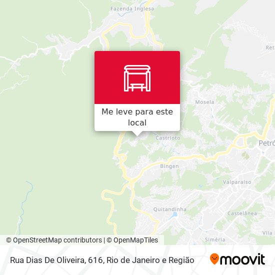 Rua Dias De Oliveira, 616 mapa