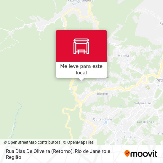 Rua Dias De Oliveira (Retorno) mapa