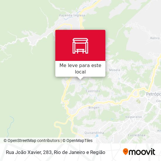 Rua João Xavier, 283 mapa