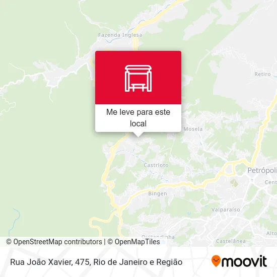 Rua João Xavier, 475 mapa
