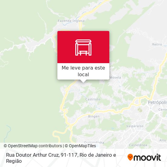Rua Doutor Arthur Cruz, 91-117 mapa