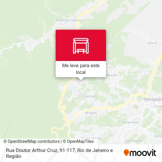 Rua Doutor Arthur Cruz, 91-117 mapa