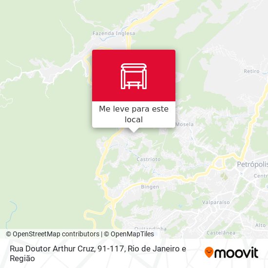 Rua Doutor Arthur Cruz, 91-117 mapa