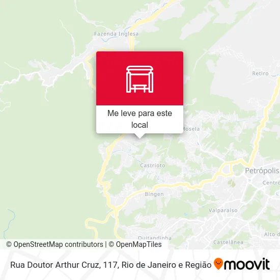 Rua Doutor Arthur Cruz, 117 mapa