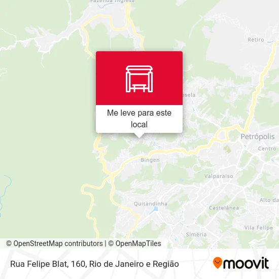 Rua Felipe Blat, 160 mapa