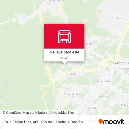 Rua Felipe Blat, 480 mapa