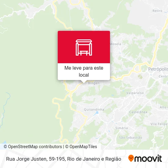 Rua Jorge Justen, 59-195 mapa