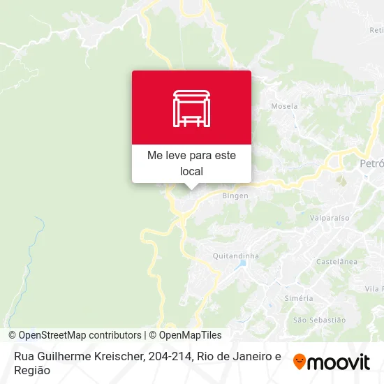 Rua Guilherme Kreischer, 204-214 mapa