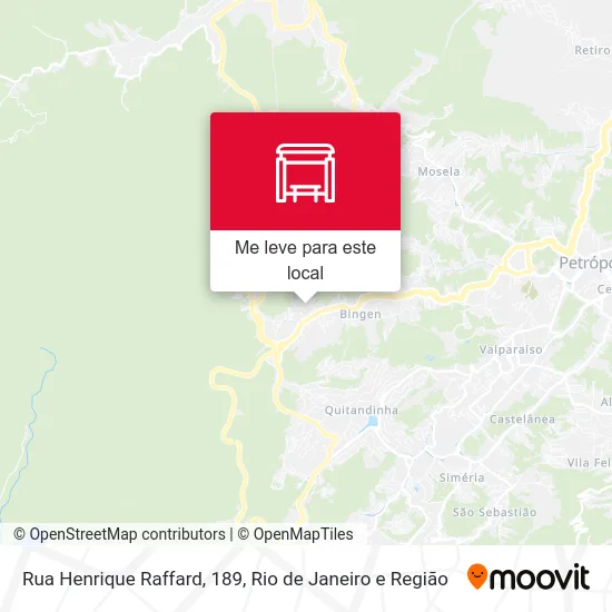 Rua Henrique Raffard, 189 mapa